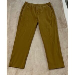 Public Rec Mens Pants size 38/30 Brown Casual Comfort Nylon Stretch EUC